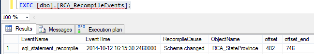 SQLRecompile